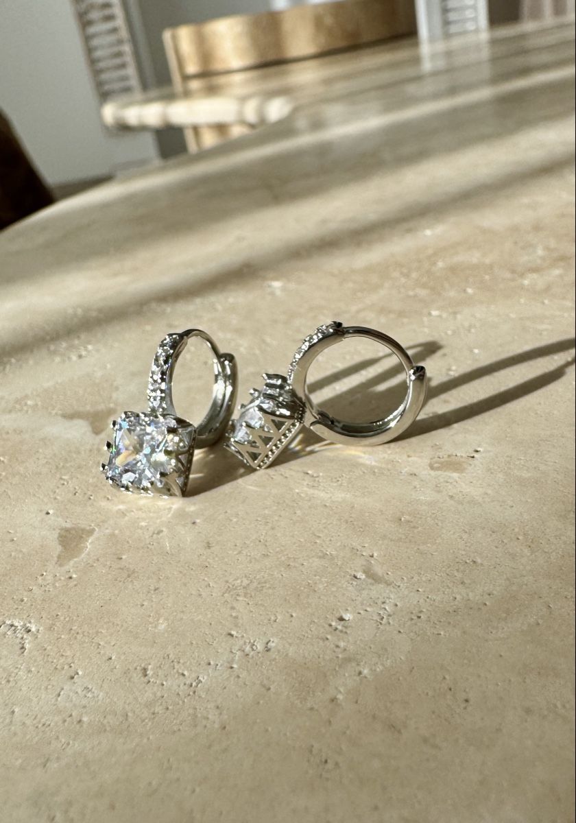 Orecchini pendenti & Orecchini a lobo: Silber Ohrringe mit Zirkonia – Nuovo e nell'imballaggio originale da Oberhasli venduto da Duabelle_official 2