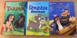 3 Disney Kinderbücher: Tarzan, Strolchi, Schatzplanet