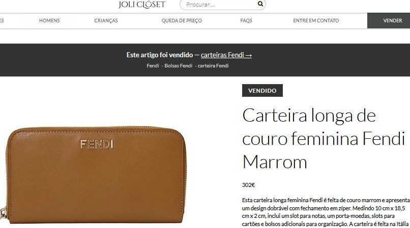 Fendi Portamonete: Fendi Geldbörse / Portefeuille – Usato da Collonges venduto da arashee 7