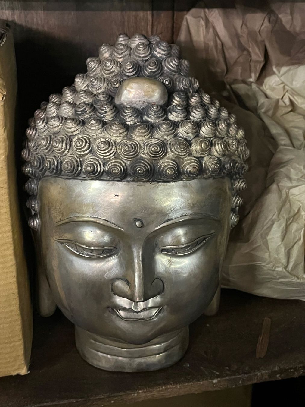 Skulpturen & Statuen: Buddha-Kopf | LIQUIDATIONSVERKAUF – Neu (gemäss Beschreibung) aus Cham von mjg1901 1