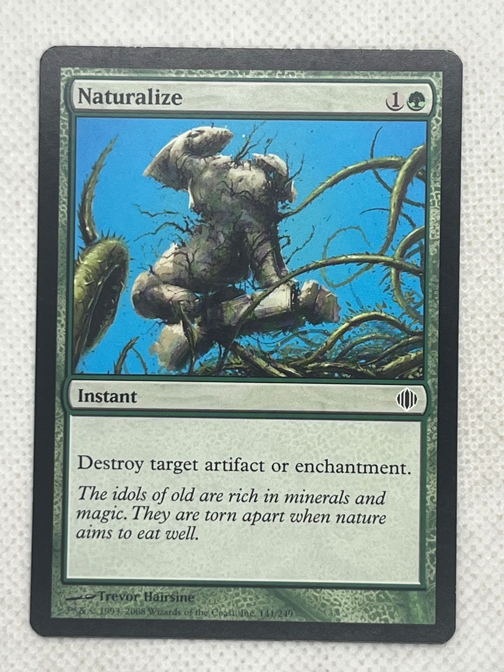 Magic The Gathering Sammelbilder & Trading cards: MTG Naturalize ALA 141 Englisch Common – Gebraucht aus Hinterkappelen von Kim1992