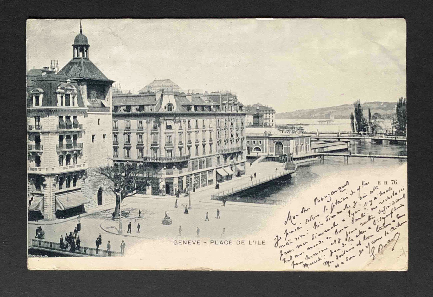 Cartoline postali: AK Geneve Place de L Ile – Usato da Goldau venduto da artelier1