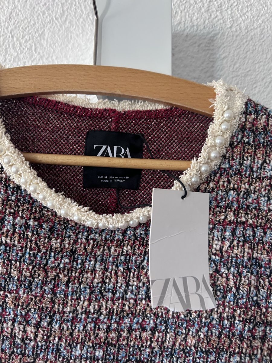 Zara Kleider: Neues Zara Kleid M Tweed elastisch  – Neu und originalverpackt aus St. Gallen von jojan 3