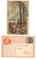 Carte de la Fête Nationale 1918 (Image 1)  cachet 1,VIII,18