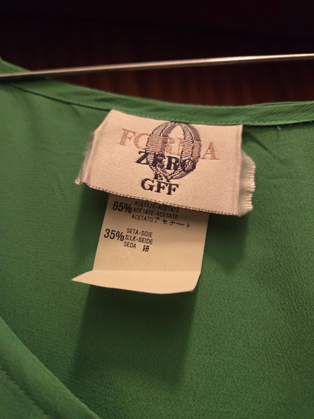 Tops: Canotta estiva verde seta GFF, taglia M! – Gebraucht aus Chiasso von Ann58 2