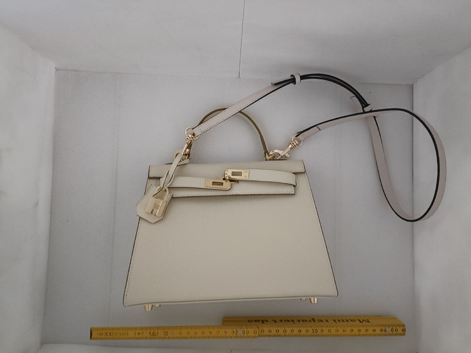Borse da donna: Handtasche Elfenbein/Creme/Weiss Leder – Usato da Chur venduto da 2HandSoul