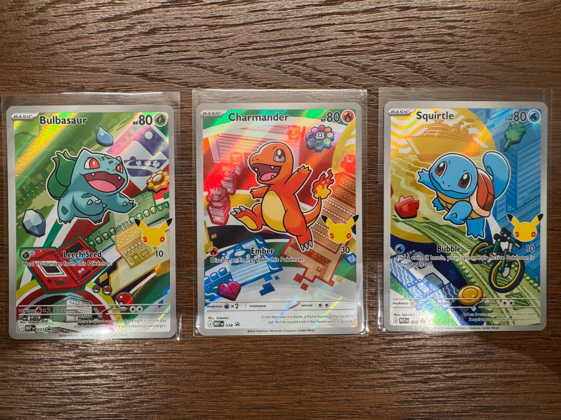 Pokémon Sammelbilder & Trading cards: Pokemon First Partner Serie 1 Set - Bulbasaur Charmander Squ – Neu (gemäss Beschreibung) aus Winterthur von hershanking