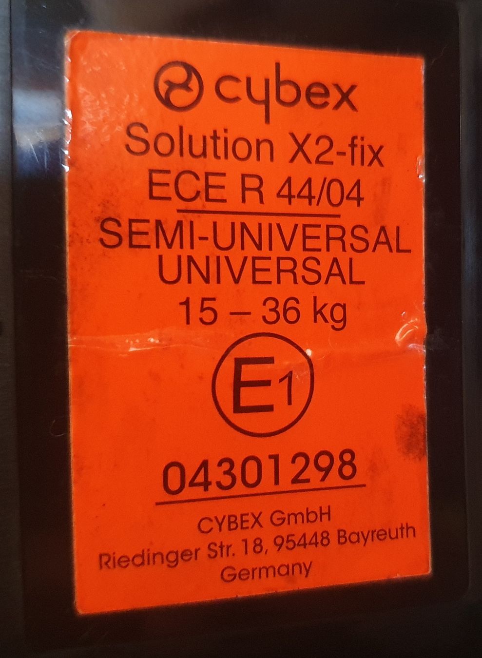 Cybex Seggiolini per auto: CYBEX X-2 Kindersitz – Usato da Pfäffikon ZH venduto da edwinstarr1 5