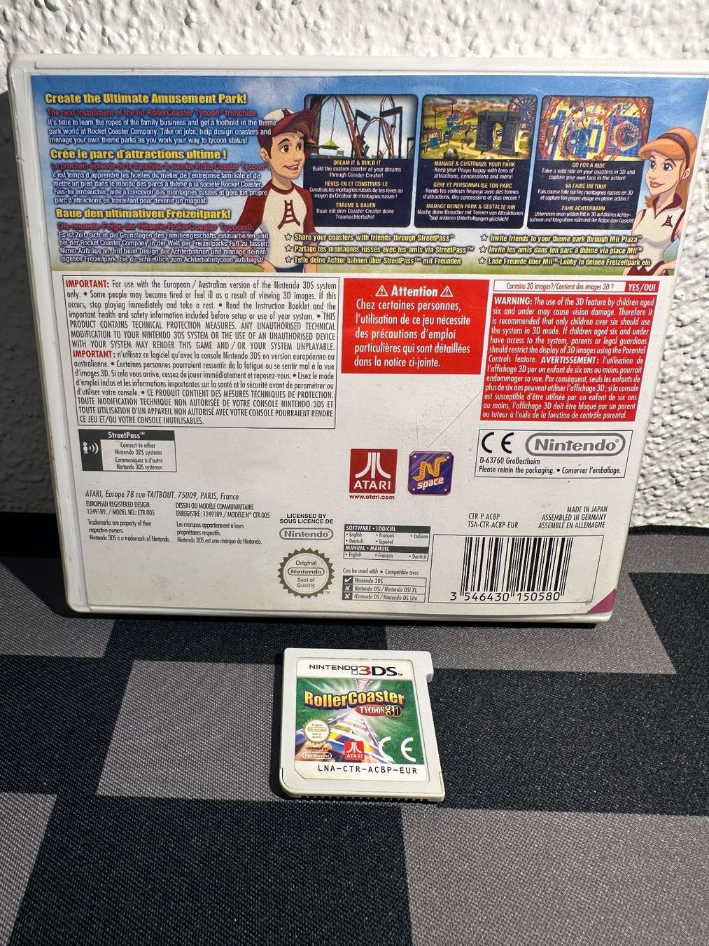 Nintendo Giochi: Nintendo 3DS Roller Coaster Tycoon 3D in OVP – Usato da Kappel SO venduto da MyFunBox 1