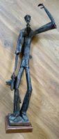 Vintage Figur Skulptur 83 cm Metall NICHT magnetisch