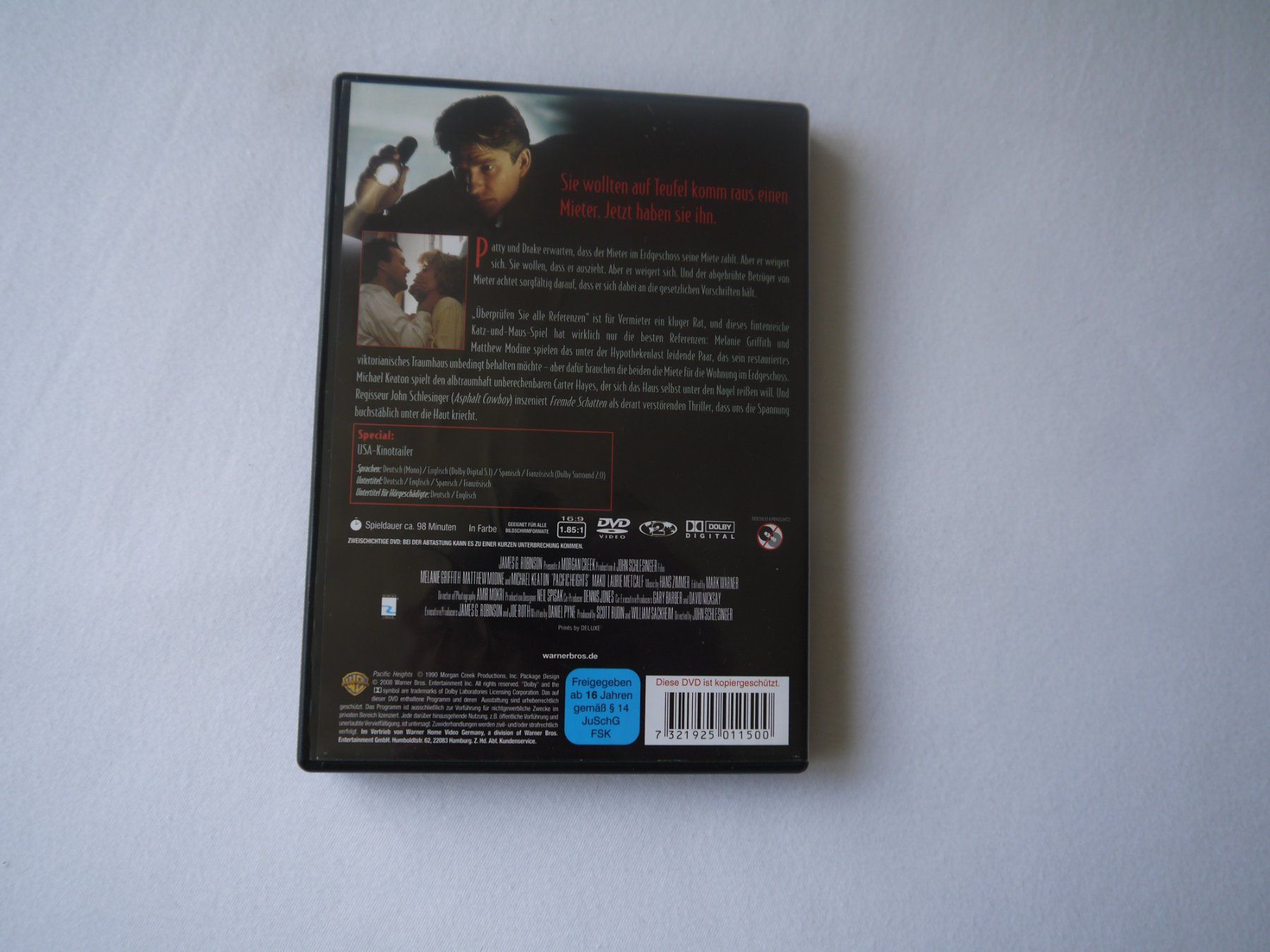 Tutti i DVDs: FREMDE SCHATTEN(1990) - Michael Keaton/Melanie Griffith/Math – Usato da Hagendorn venduto da Blaf 1