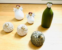 Handgemachte Tonfiguren, Krippe von Susanne Boerner, Unikate