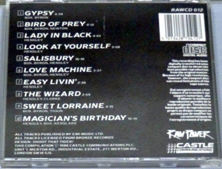 CD: Uriah Heep Anthology CD – Nuovo (secondo la descrizione) da Zuzwil SG venduto da Pawnbroker 1