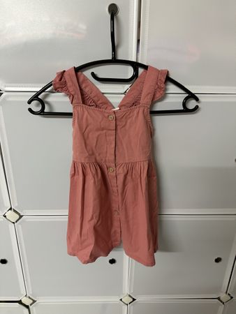 H&M Baby Kleid – Größe 86 (12–18 Monate) – Altrosa –