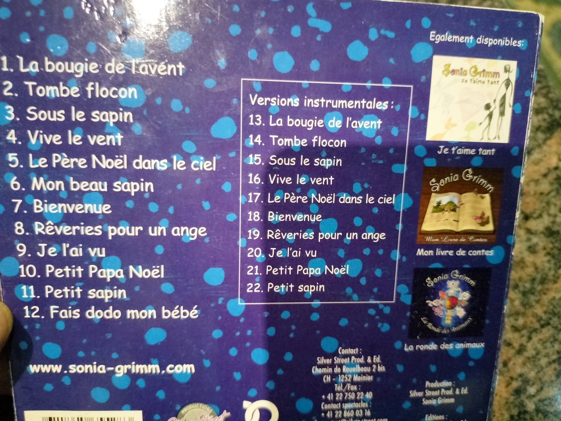 CD: CD Sonia Grimm Sous le sapin – Usato da Cortaillod venduto da rozinna 2