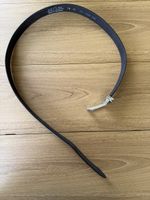 Gürtel Leder Schwarz Grösse 85, NEU