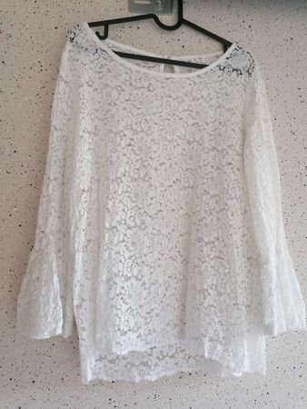 Weisse Bluse Gr. M