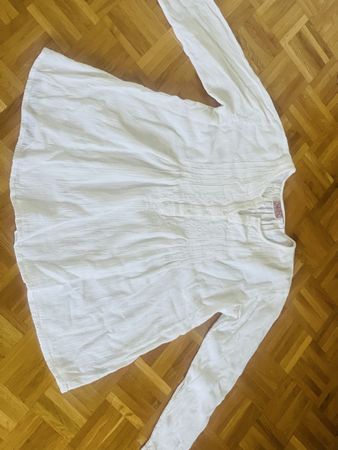 Chemise blanche JNDISKA manches longues S 100% coton