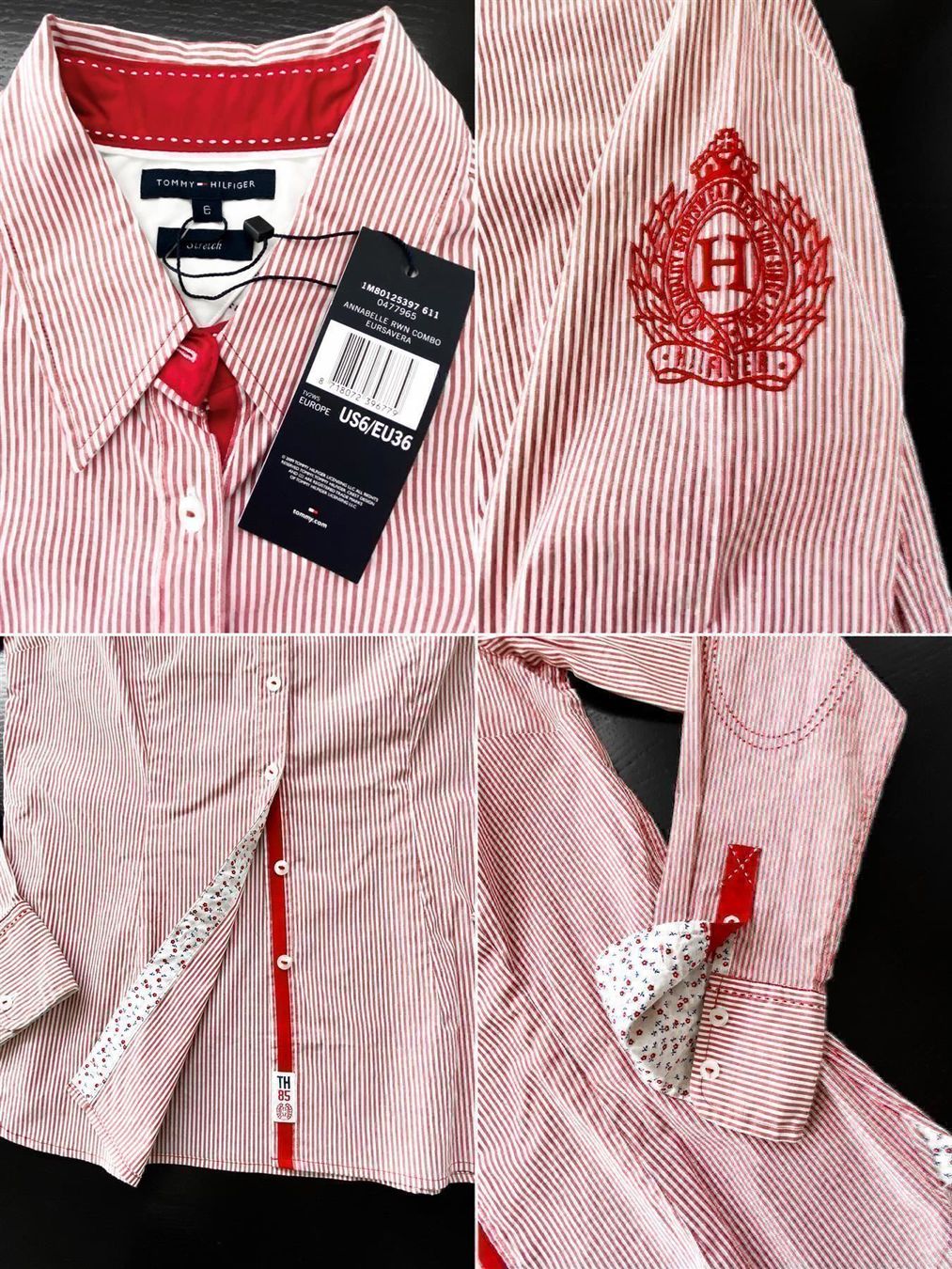 Tommy Hilfiger Camicette: Tommy Hilfiger Stretch HemdBluse NEU! – Nuovo e nell'imballaggio originale da Hergiswil NW venduto da CrysZero 6