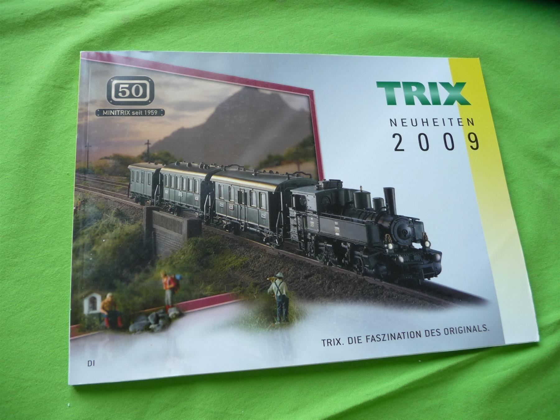 Trix Dokumente: TRIX Prospekt Neuheiten Programm 2009 148 Seiten – Gebraucht aus Winterthur von Ricardo211