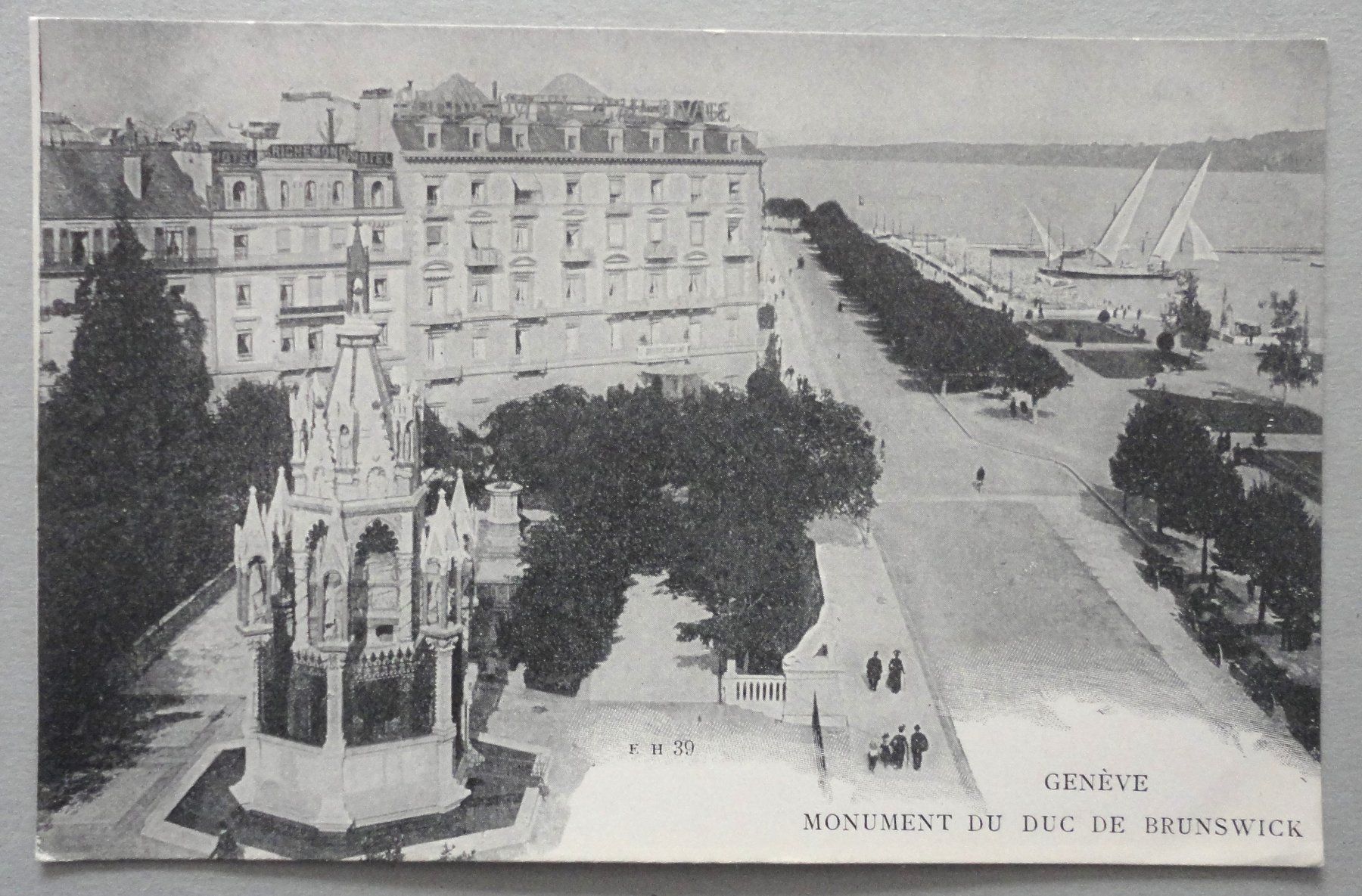 Cartoline postali: Genève - Monument du Duc de Brunswick – Usato da Fétigny venduto da Billy2miny