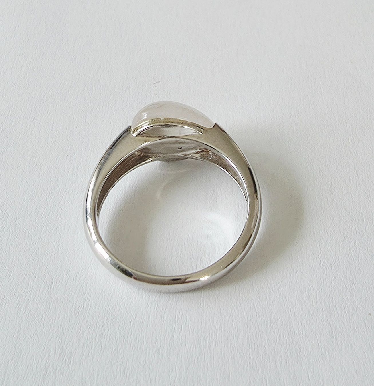 Ringe: Schlichter Silberring 925  mit Rosenquarz  - NEU – Neu und originalverpackt aus Uetikon am See von Coralreef 4
