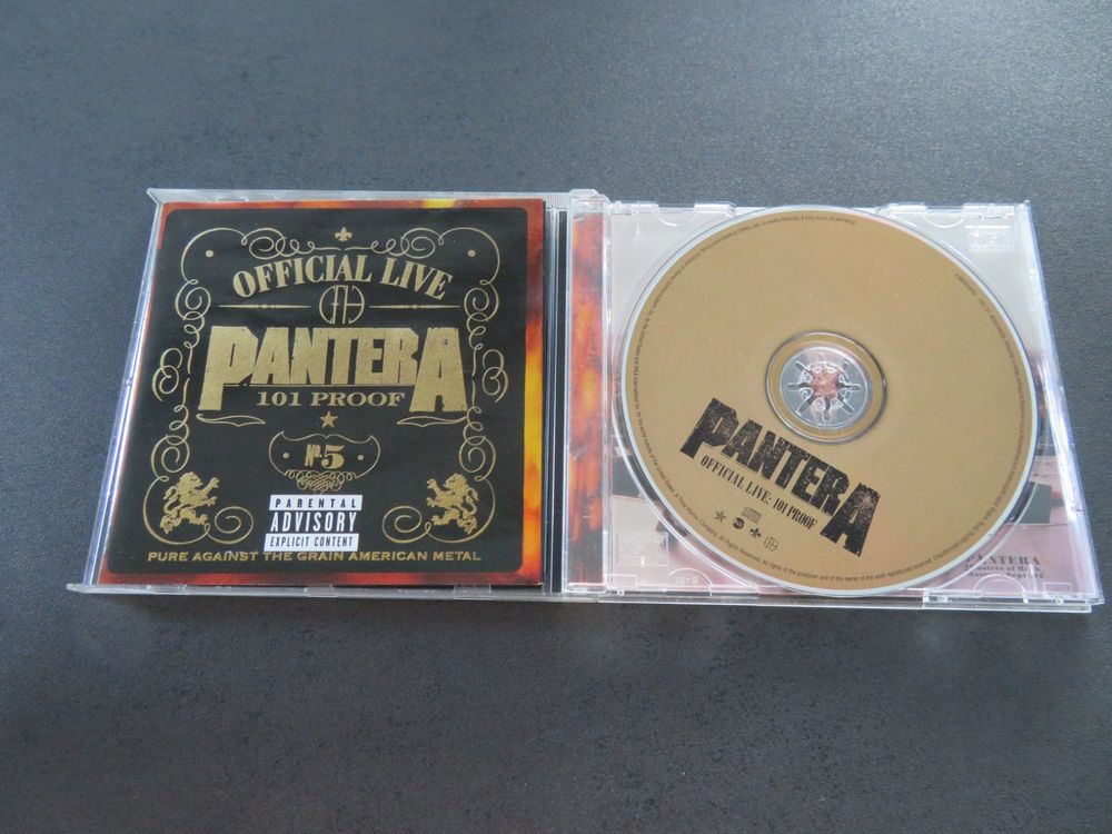 PANTERA Official Live: 101 Proof 1997 Thrash Heavy Metal (Gebraucht) in ...