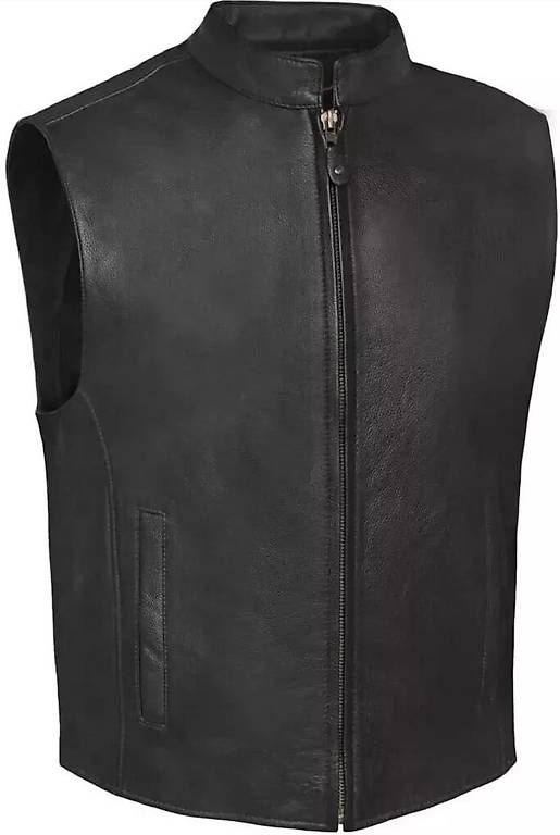Gilet & Giacche: Herren Lederweste schwarz, Gr. L – Nuovo e nell'imballaggio originale da Arbon venduto da my_shopping