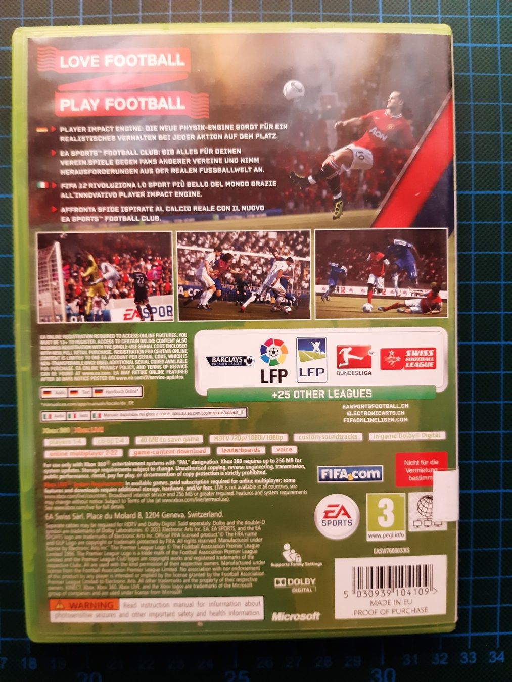 Giochi: Fifa 12 XBOX360 Spiel – Usato da Derendingen venduto da Gaston.J 1
