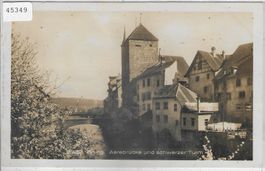 Brugg - Aarebrücke und schwarzer Turm