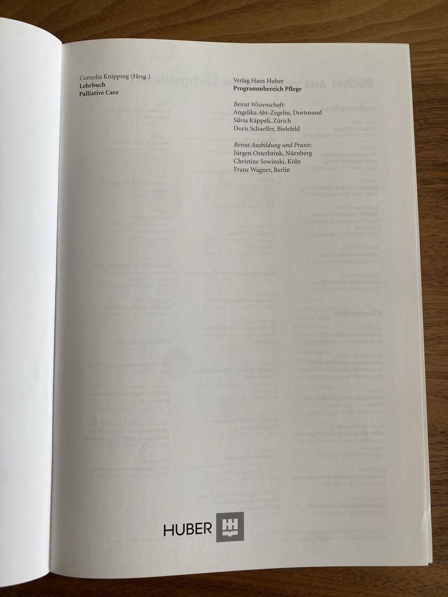 Bücher: Lehrbuch Palliative Care, 2. Auflage – Gebraucht aus Wiezikon b.Sirnach von talamona94 2