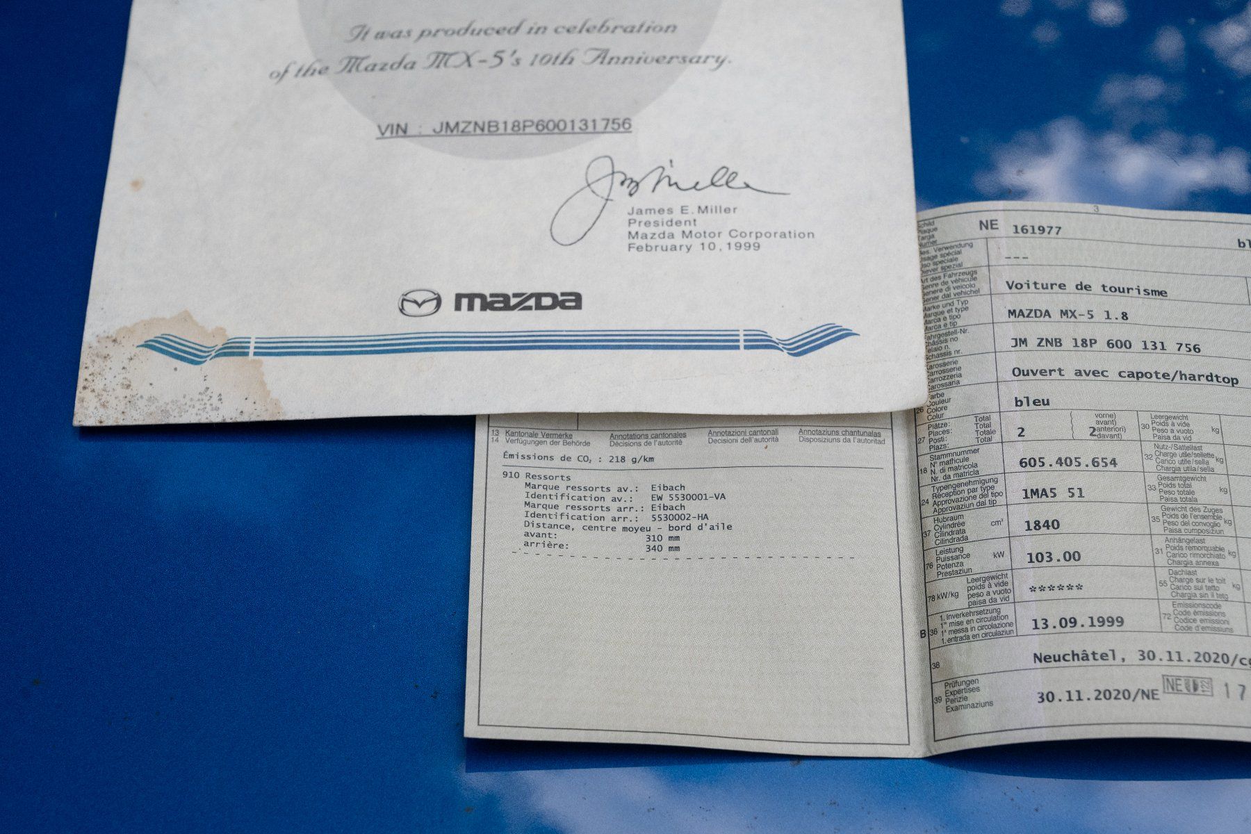 Mazda Automobili: Mazda MX-5 NB 10th anniversaire – Usato da la Ferrière venduto da Mijer 4