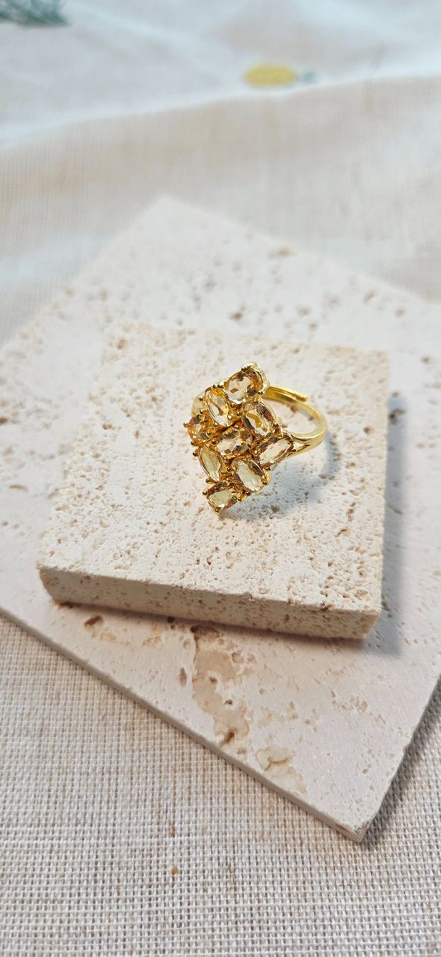 Anelli: NEW - S925 Citrine Ring (Adjustable) – Nuovo (secondo la descrizione) da Zürich venduto da cin_wcf6 3