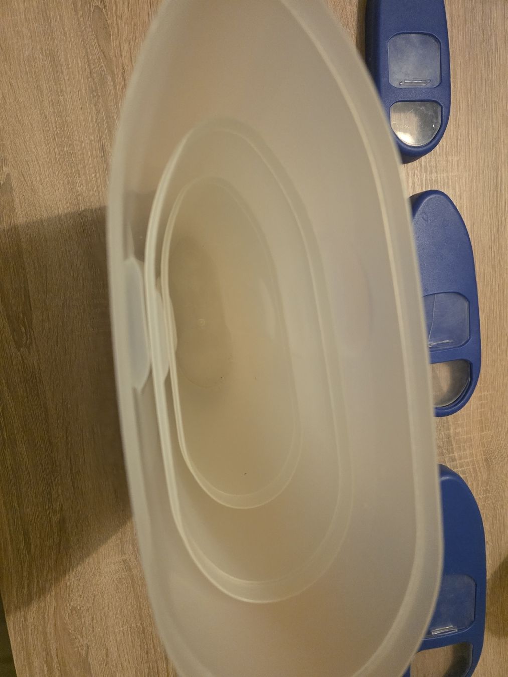 Tupperware Contenitori & Simili: Tupperware Set blau/transparent, gebraucht, 6-teilig – Usato da Kriens venduto da Caroline_Schweiz 1
