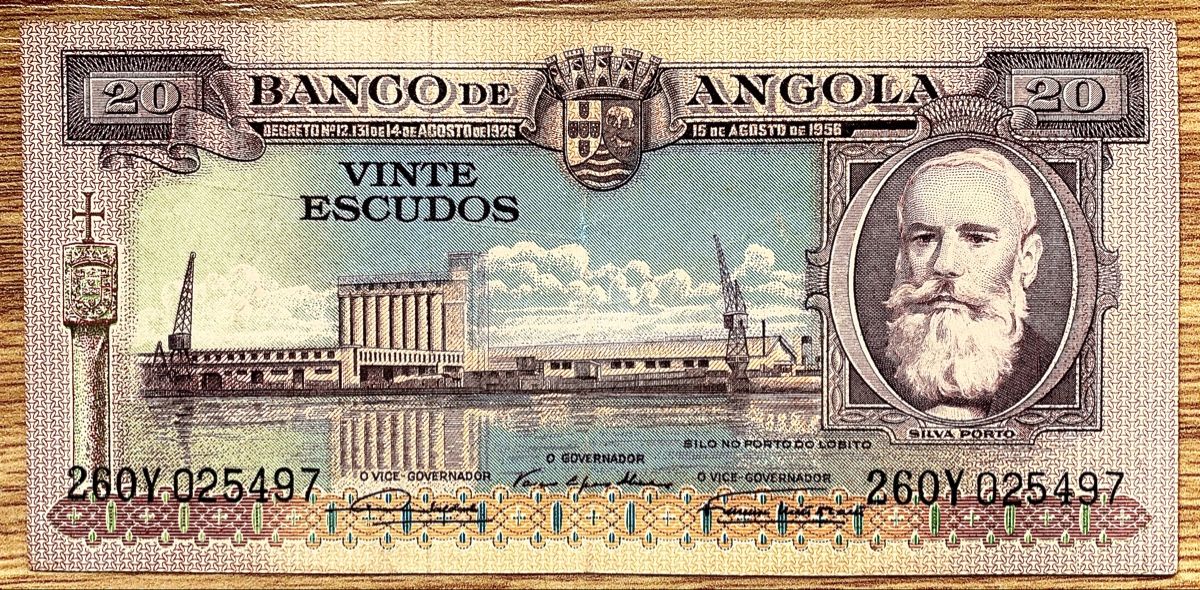 Banconote: 20 Escudos Angola 1956!!! Selten!!! – Usato da Oberentfelden venduto da NunoLouro