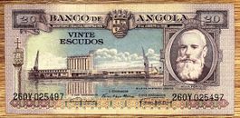 20 Escudos Angola 1956!!! Selten!!!