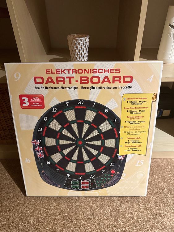 Elektronische Dartscheibe Mit Automatischer Wertung | Soft Dart Set Für Familie & Freunde