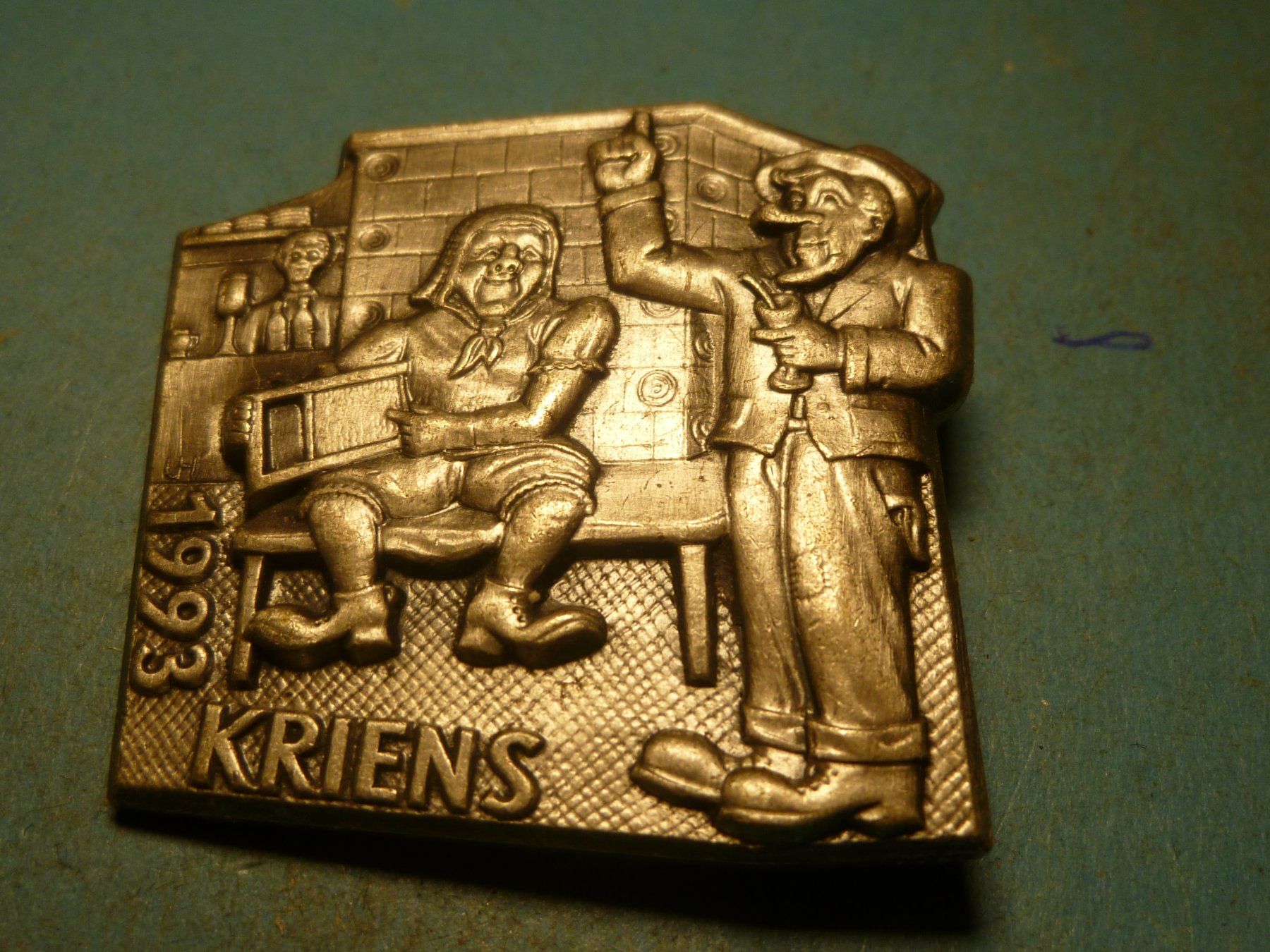 Placchette & Badge: KRIENS 1993 SILBER – Usato da Ried (Muotathal) venduto da Mandarin02
