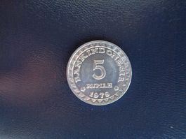 5 Rupien Indonesien 1979 vz