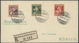 1916 - Pro Juventute - R Satzbrief