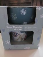 Winter-Set: Schnee-Monster Tasse & Schüssel, Neu
