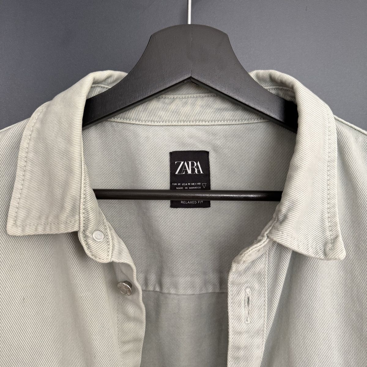 Zara Giacche: Light mint denim Zara jacket - men, M – Nuovo (secondo la descrizione) da Zürich venduto da kru_8dtk 4