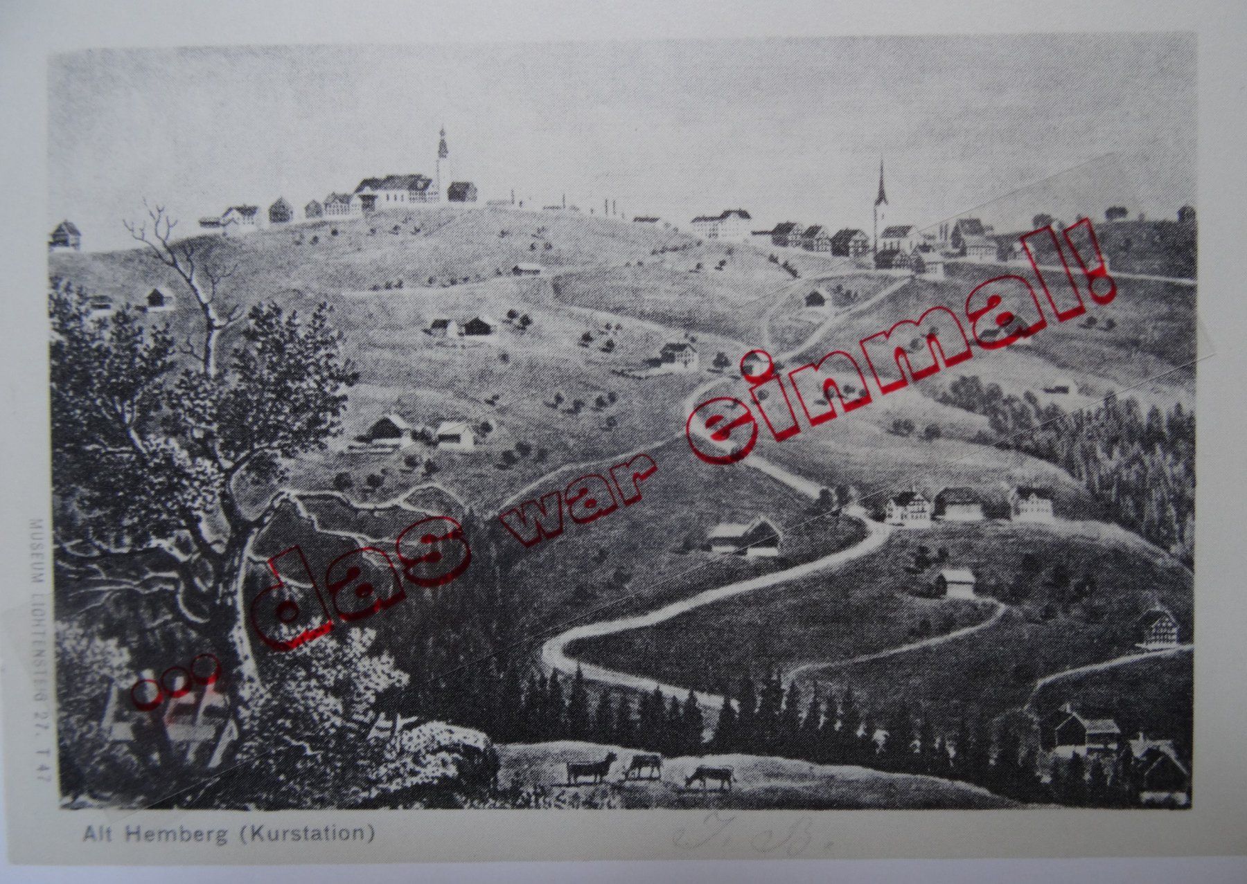 Cartoline postali: St. Gallen Ebnat -Kappel Hemberg anno 1902 – Usato da Safnern venduto da Wstussi