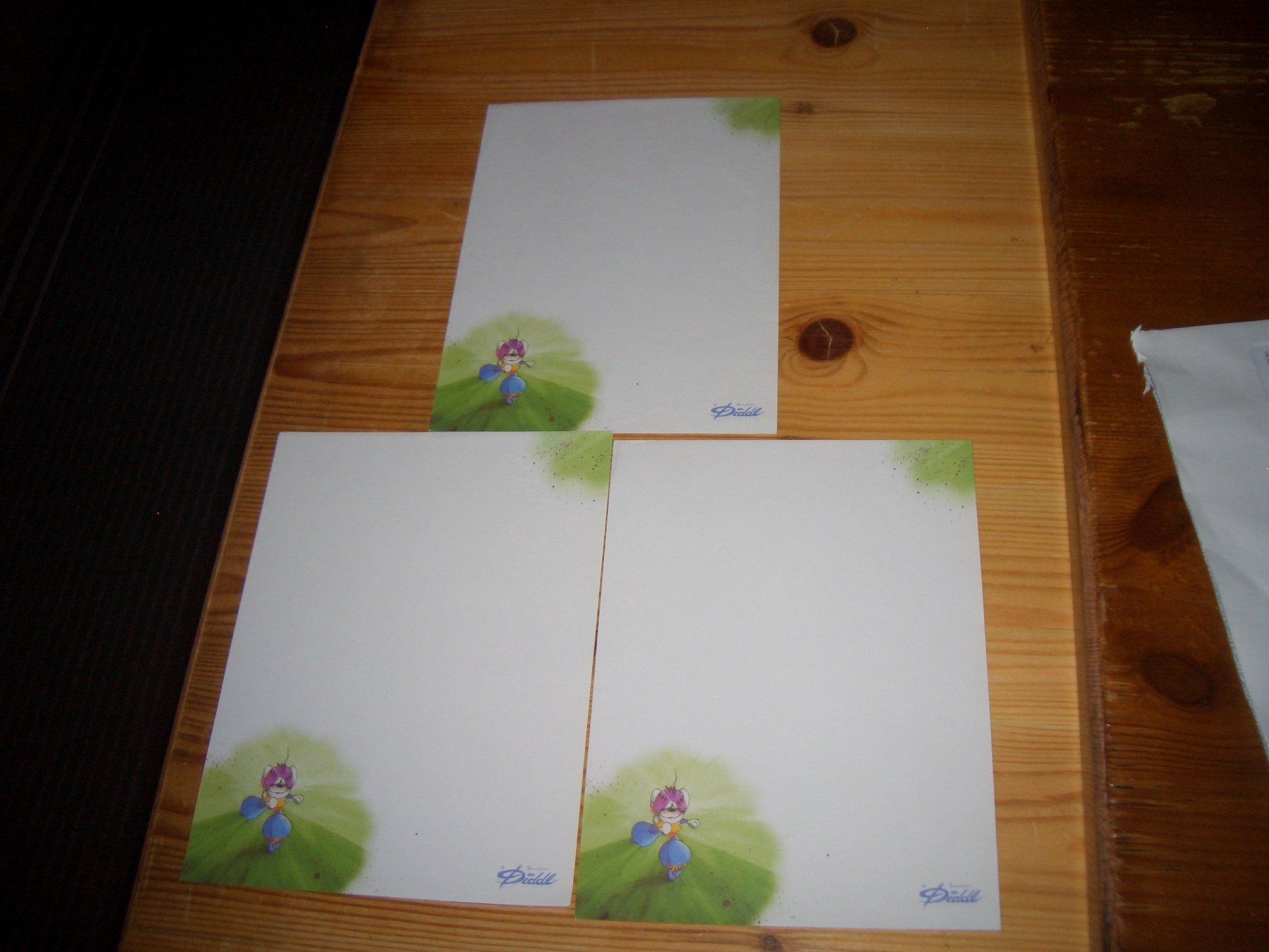 Papier: 3Diddlbriefpapiere – Neuf (Voir description) à Präz par Eroberto