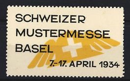 Reklamemarke Basel, Schweizer Mustermess