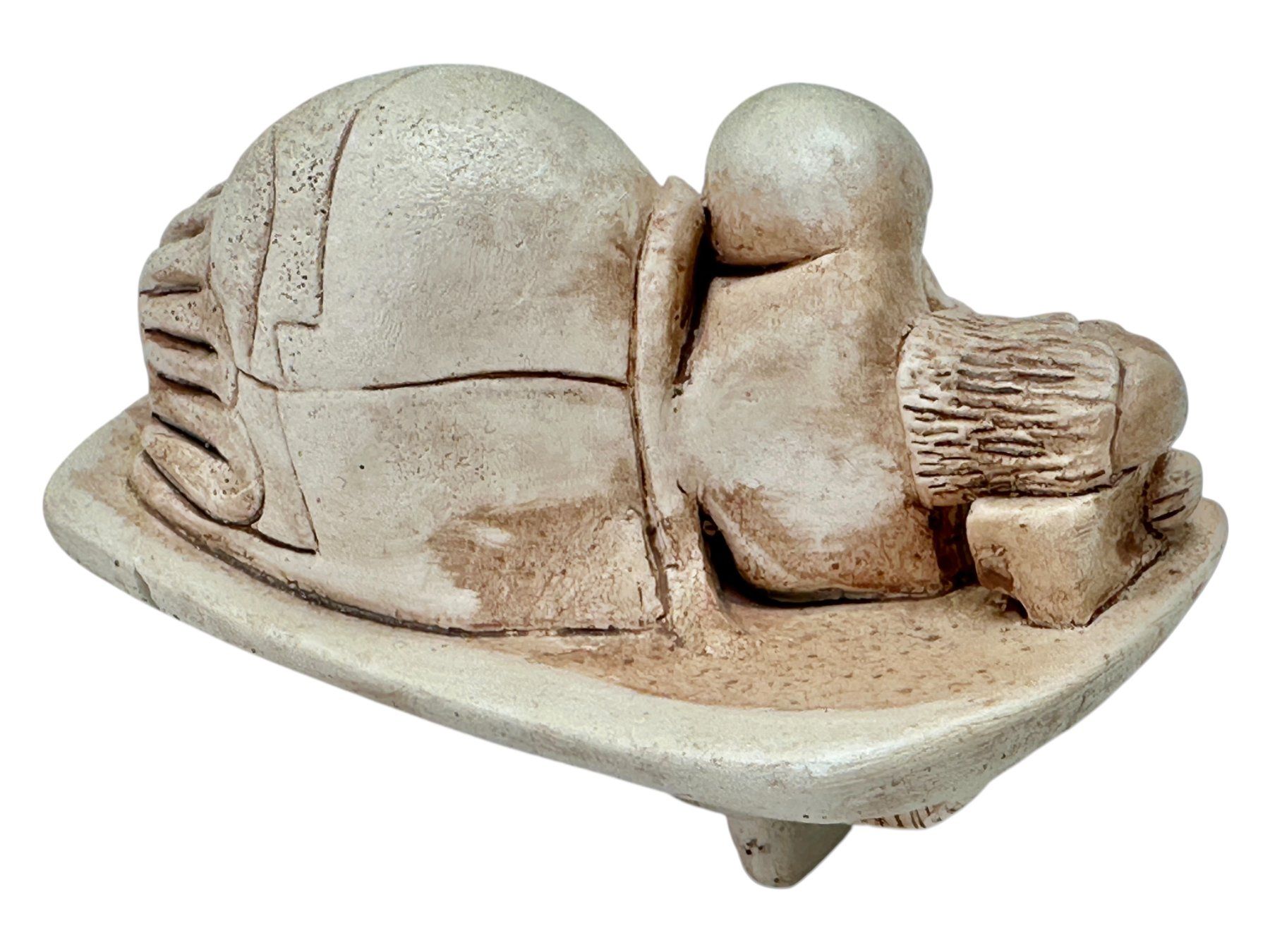 Skulpturen & Statuen: Sculpture en pierre réplique de la déesse "Rêveuse de Malte" – Gebraucht aus Morges von Novantica 5