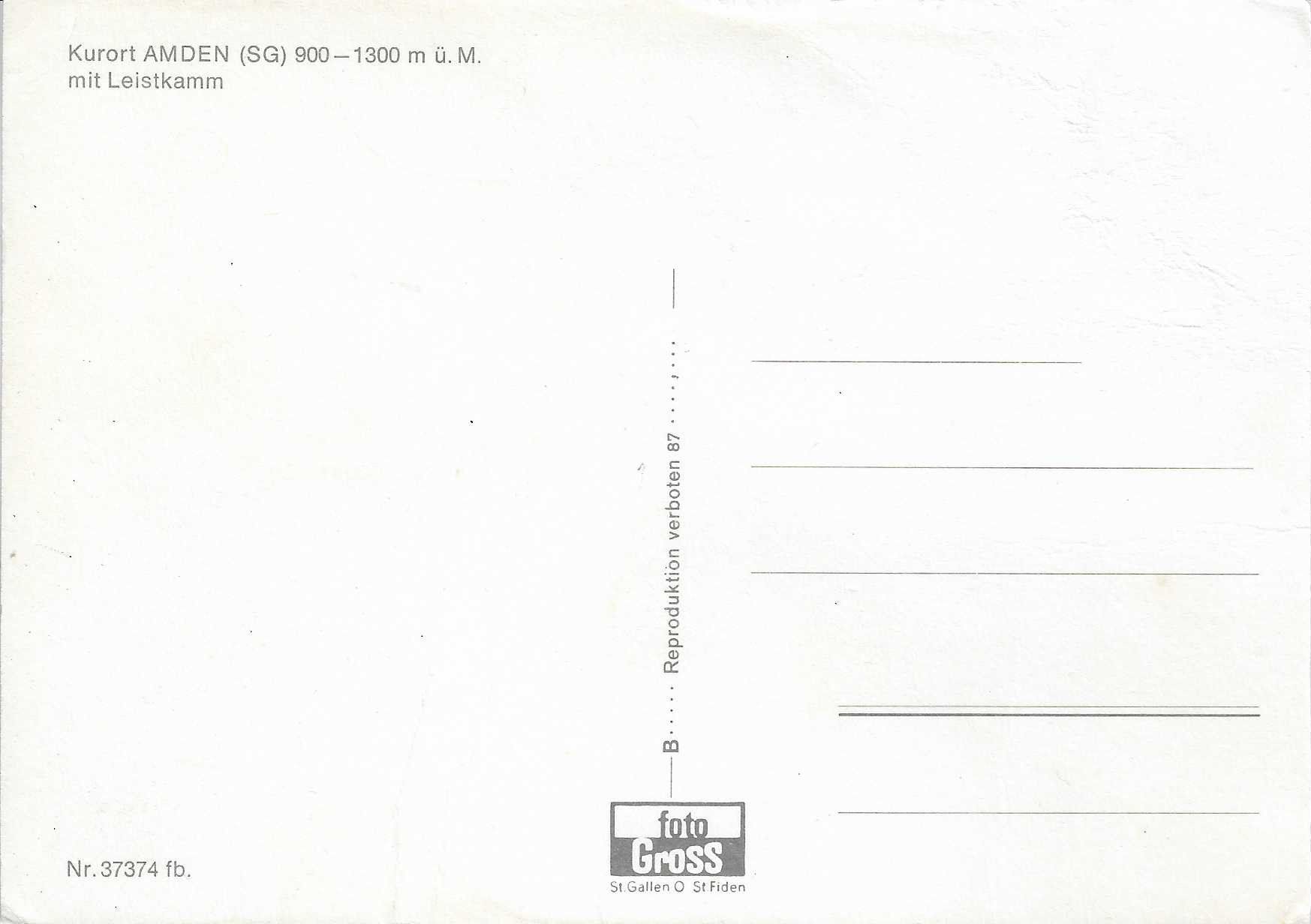 Cartes postales: Kurort Amden SG – Neuf (Voir description) à Rothrist par Stranglehold 1