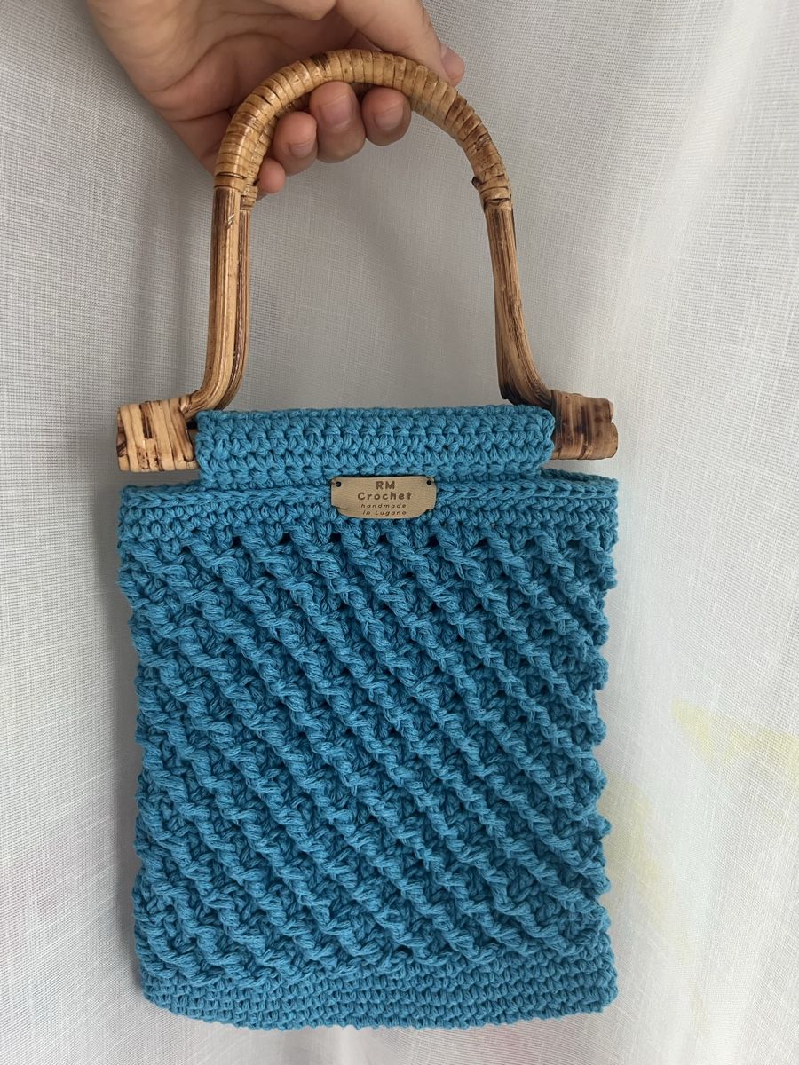 Taschen: Splendida Borsa turchese  – Neu (gemäss Beschreibung) aus Breganzona von Lorcary 1