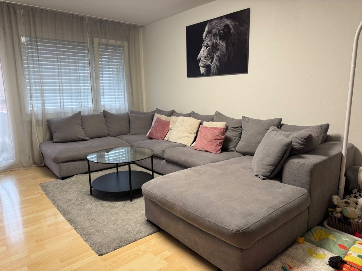 Divani: Wohnzimmer-Set Sofa, Couchtisch, Teppich & Löw – Usato da Geuensee venduto da Filipeber