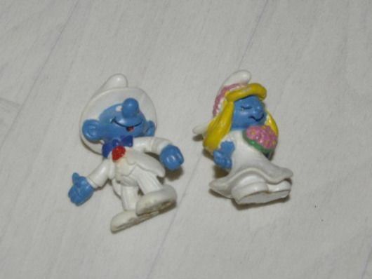 Figuren: Schlumpf Brautpaar Geschenk Sammler – Gebraucht aus Oberrüti von ELALL 2